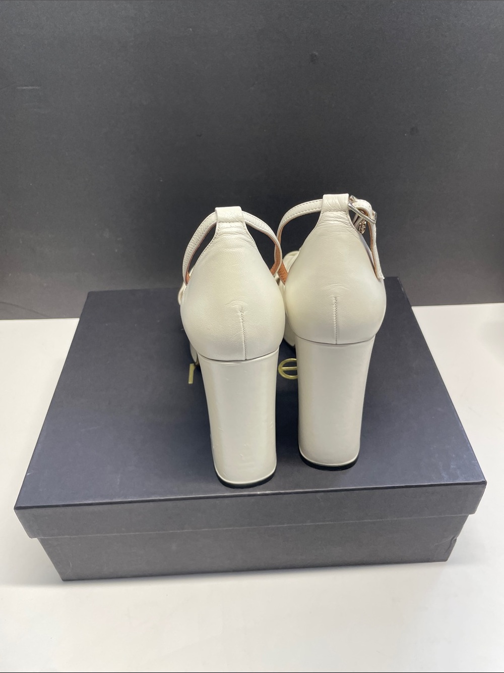 Franknotleather Leather Platform Heels 115 With Knot - Picture 7 of 7